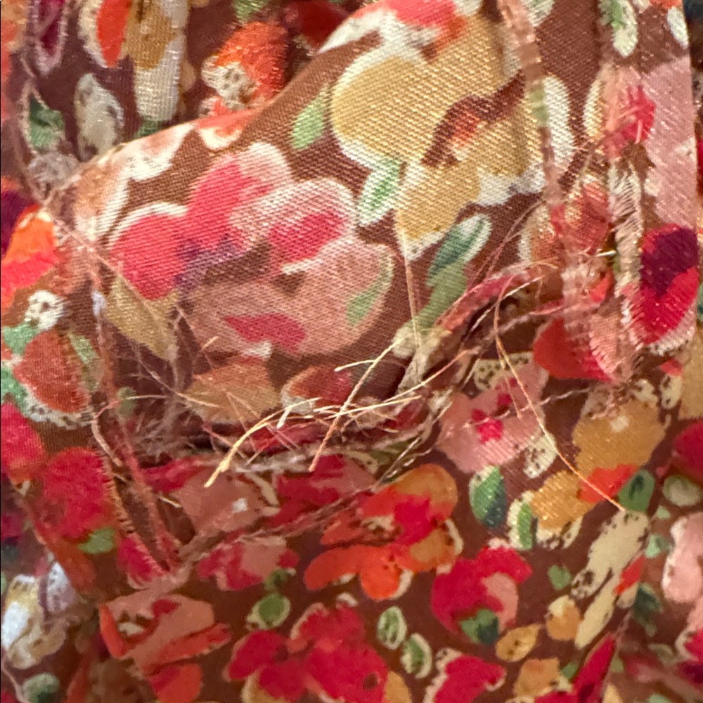 Victoria's Secret Vibrant Floral Satin Robe - One Size - Picture 5 of 8